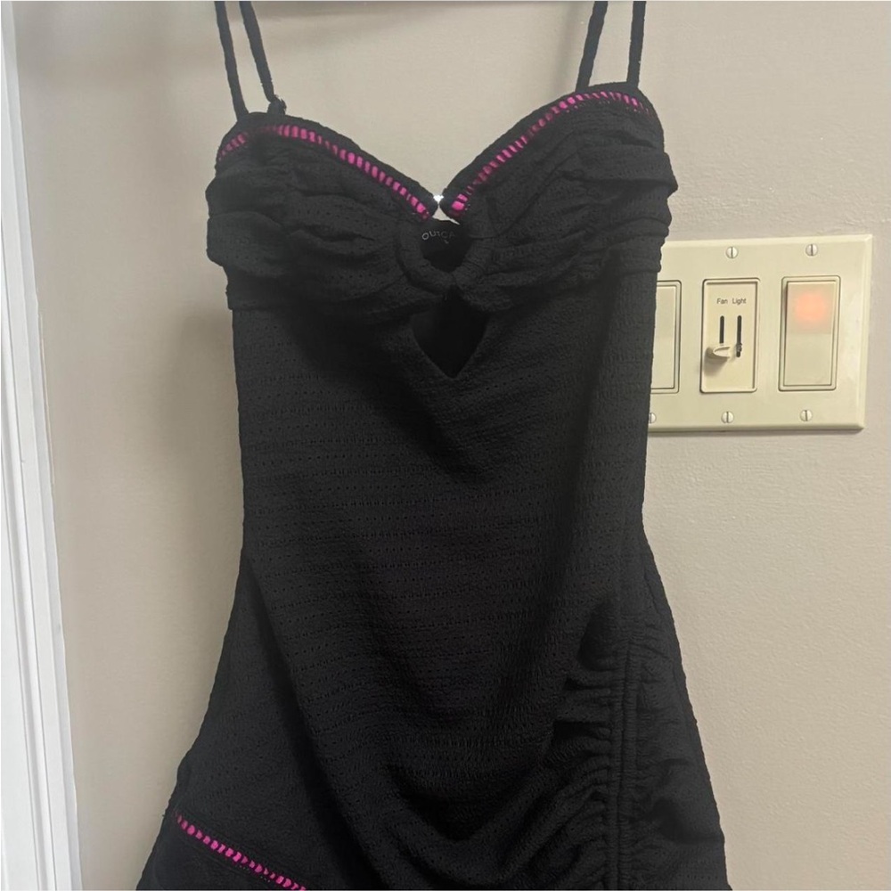 Black and Pink Outcast mini dress